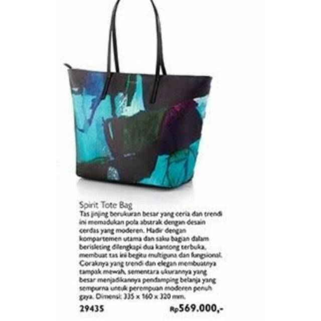 Spirit tote bag oriflame murah