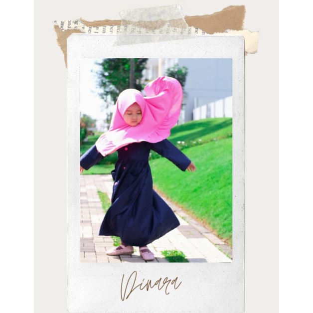 Gamis Dinara Button Dress