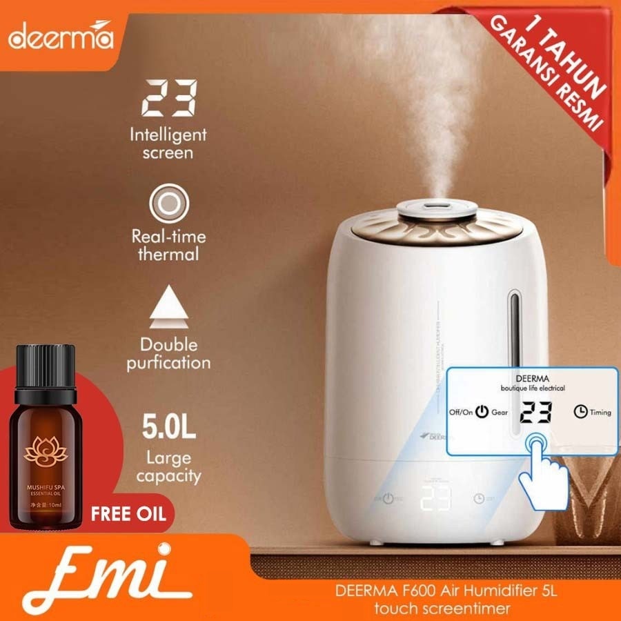 DEERMA F600 Air Humidifier Ultrasonic Large 5L