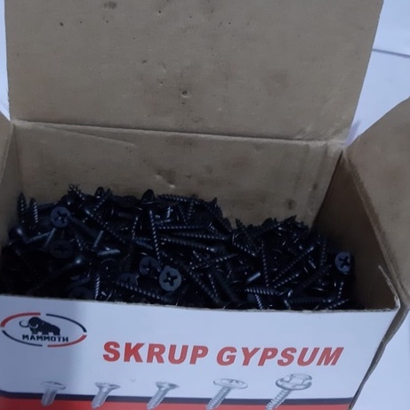 Skrup gypsum PERKOTAK  / Drywall screws Tersedia 2 Ukuran/ SKRUP GIPSUM