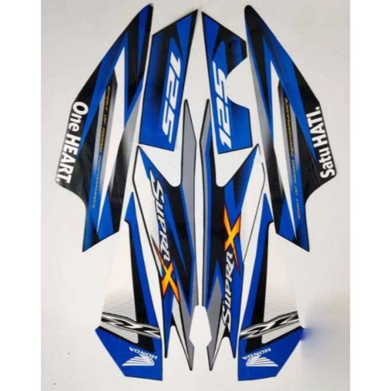 Striping Supra X 125 cw 2013 Stiker Motor Supra X 125