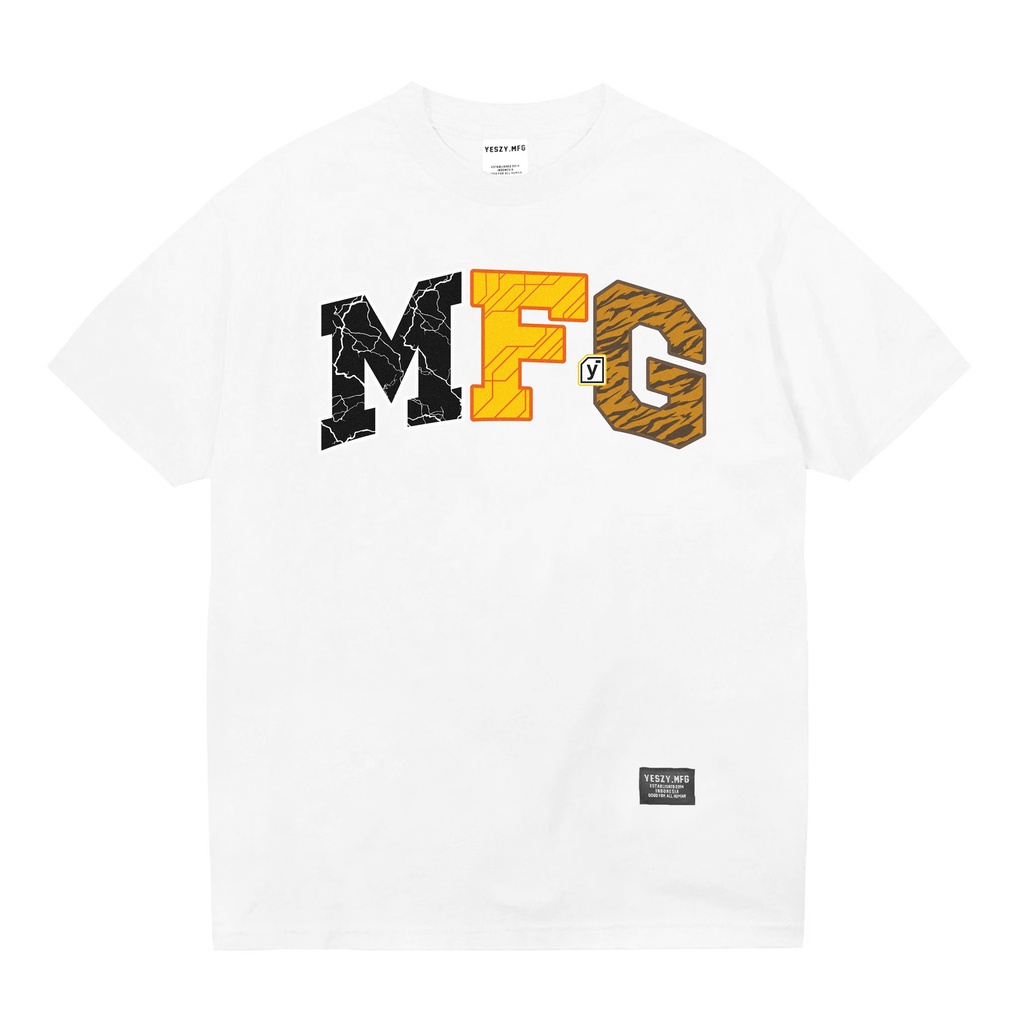 YESZY.MFG Tshrit White Basement F. Multicolor