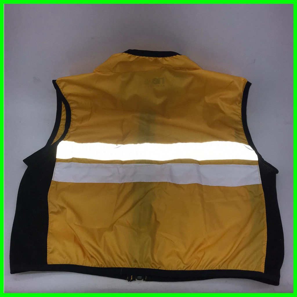 Rompi Sepeda Vest Brompton Olahraga Windbreaker Setengah Badan (Kuning)