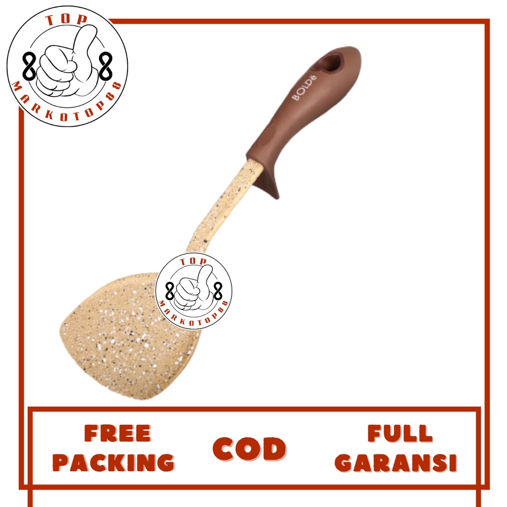 BOLDE SILICONE UTENSILE SLOTTED TURNER UTENSILE BOLDE TURNER SODET SUTIL SPATULA SILICONE SILICON SE