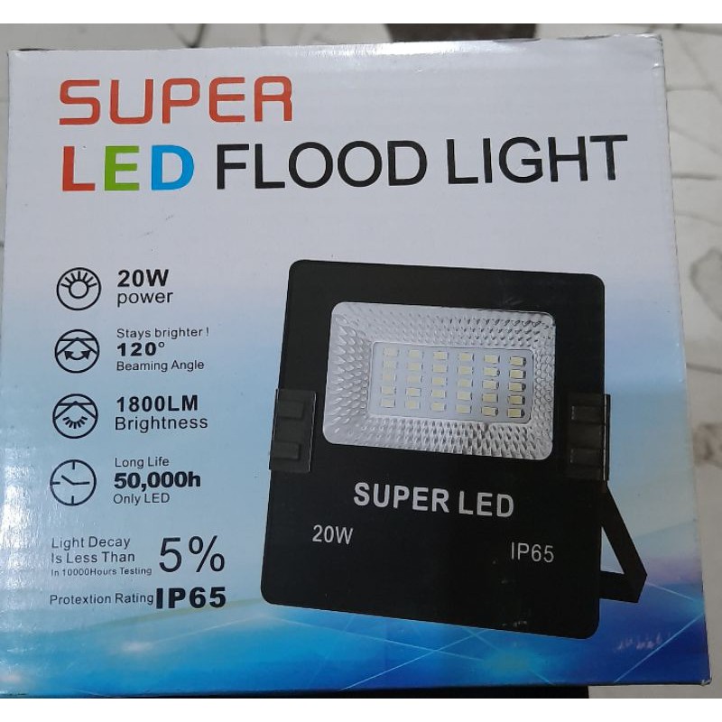 LED SOROT 20W Flood Light Lampu FLOODLIGHT tembak 20 w watt outdoor