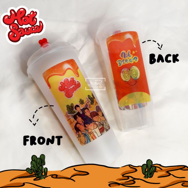 NCT DREAM HOT SAUCE REUSABLE CUP Fanmade / KPOP Reusable CUP