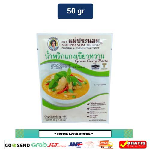 

Mae Pranom Green Curry Paste 50gr