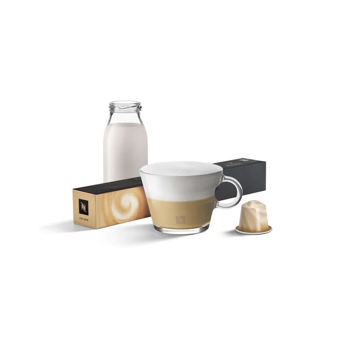 

Ds0Ds1D Nespresso Barista Creations Chiaro Coffee Capsule, Kapsul Kopi -Isi 10 Ds20X11
