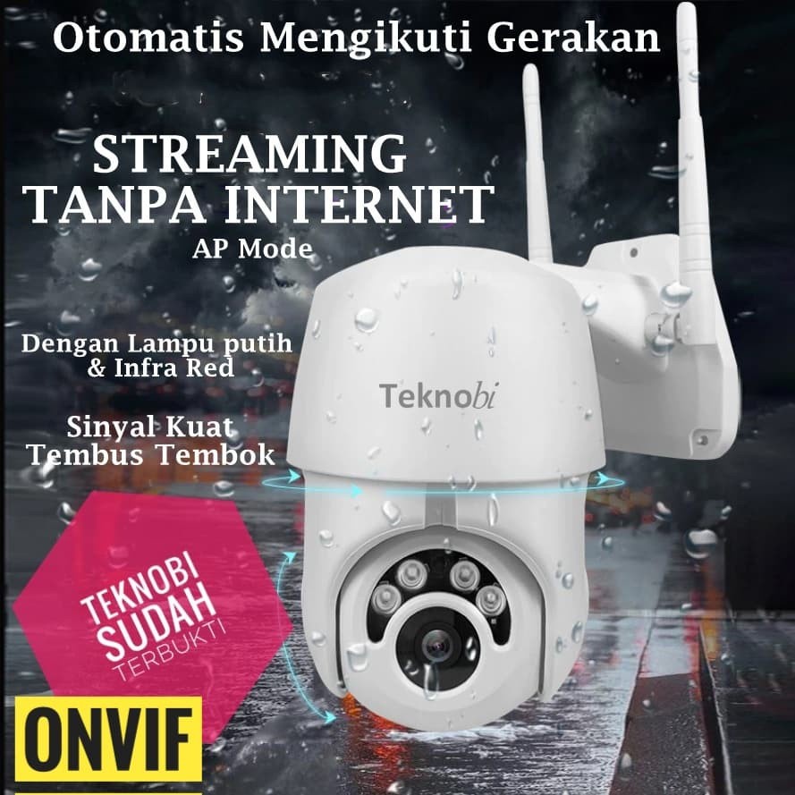 CAMERA CCTV WIFI PTZ AUTO TRACKING Mengikuti Gerakan Cloud