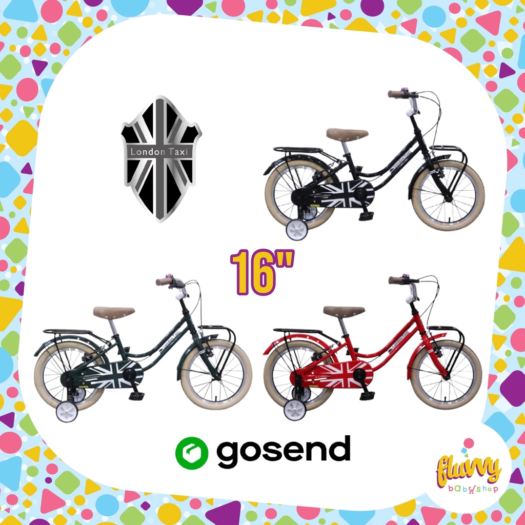 London Taxi Kids 16 | Sepeda Anak 16 Inch | Kids Bicycle | Kids Bike [GOSEND]