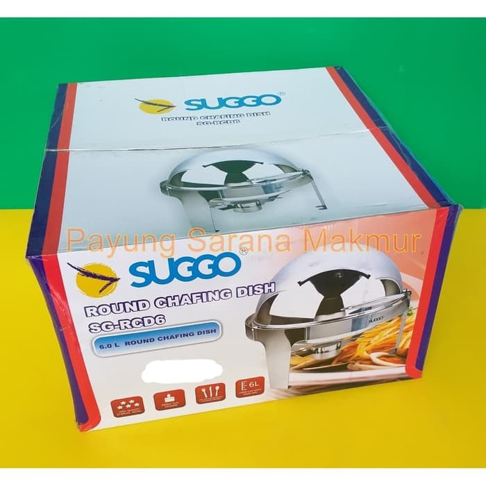 Flash Sale - Round Chafing Dish Promosi / Roll Top Suggo / Promo / Pemanas Suggo