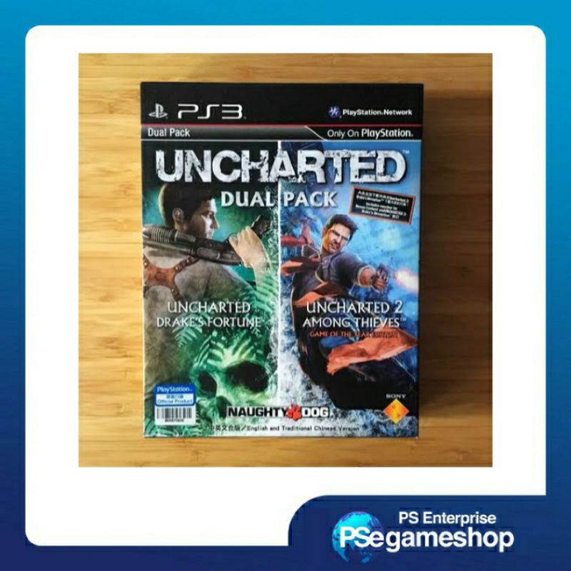 PS3 Uncharted Dual Pack / Eng - R3 ( noseal )