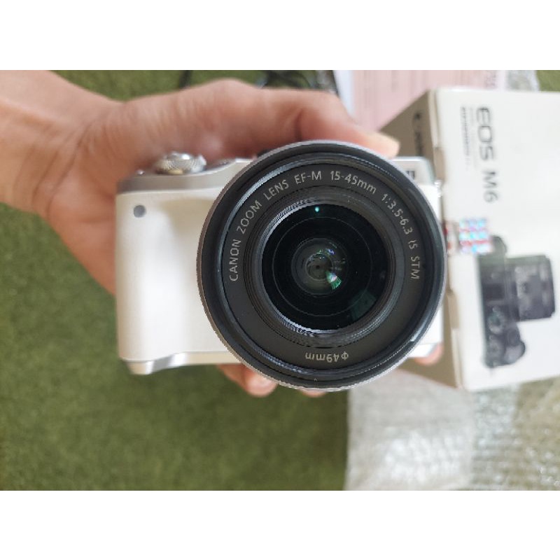 Kamera Mirrorless Canon EOS M6 Second Like New / Kamera Mirroless Bekas Mulus / M6 Vlogger / Kamera 