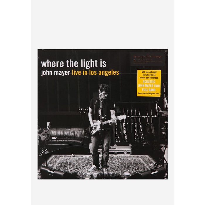 Vinyl Piringan Hitam JOHN MAYER - Where The Light Is : Live in LA