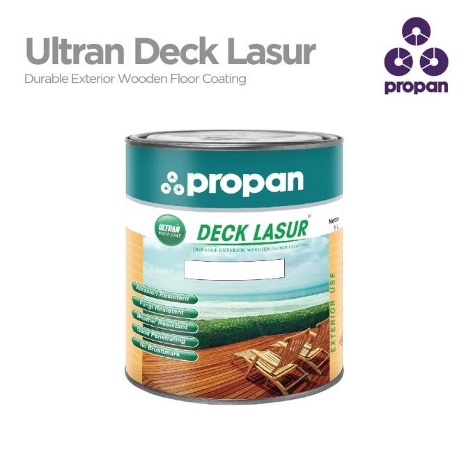 CAT LANTAI DECK KAYU EXTERIOR ULTRAN DECK LASUR 1 L