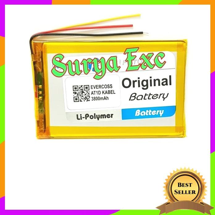 SPAREPART HP BATERAI EVERCOSS TAB AT1D BATERAI TABLET EVERCOSS CROSS AT 1D KABEL BAYAR COD