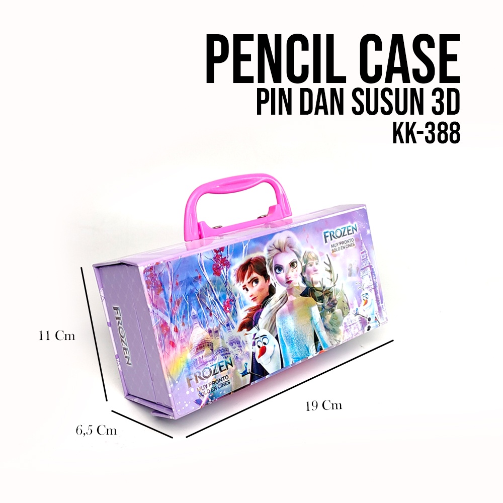Kotak pensil 3D Pin Susun KK1299 / Kotak pensil fancy-5