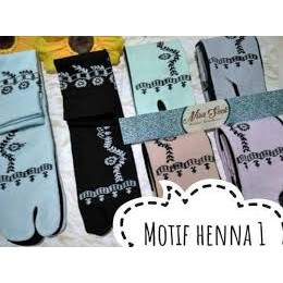 [HUSNA HIJAB] Kaos Kaki Jempol Motif Isi 1 Lusin (12 pcs) / Kaos Kaki Motif / Grosir Kaos Kaki Motif