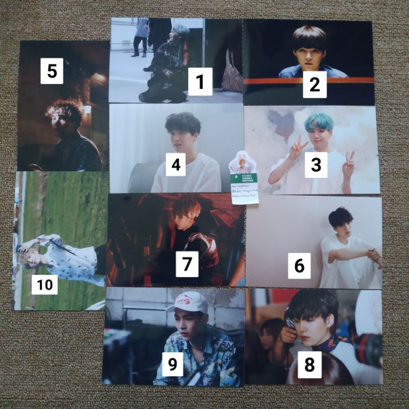 BTS Suga Oneul Live Photo