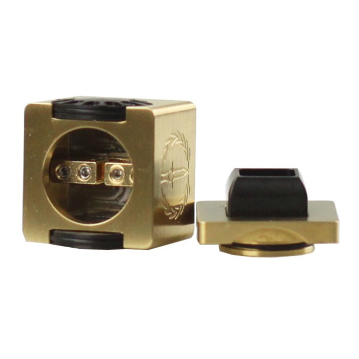 Twisted Messes Cube RDA Atomizer - GOLD [Clone]