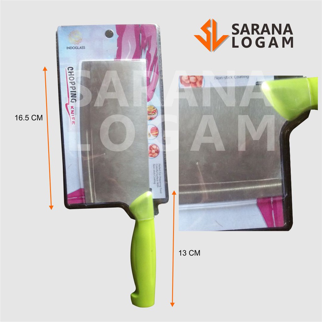 Pisau Daging/Sayur Besar Stainless