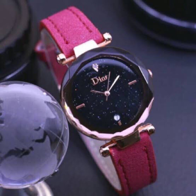 Jam Tangan Dior Kulit Belimbing Fanta