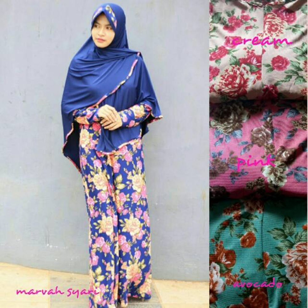 TERLARIS Marwah set syari busana muslimah murah muslimah
