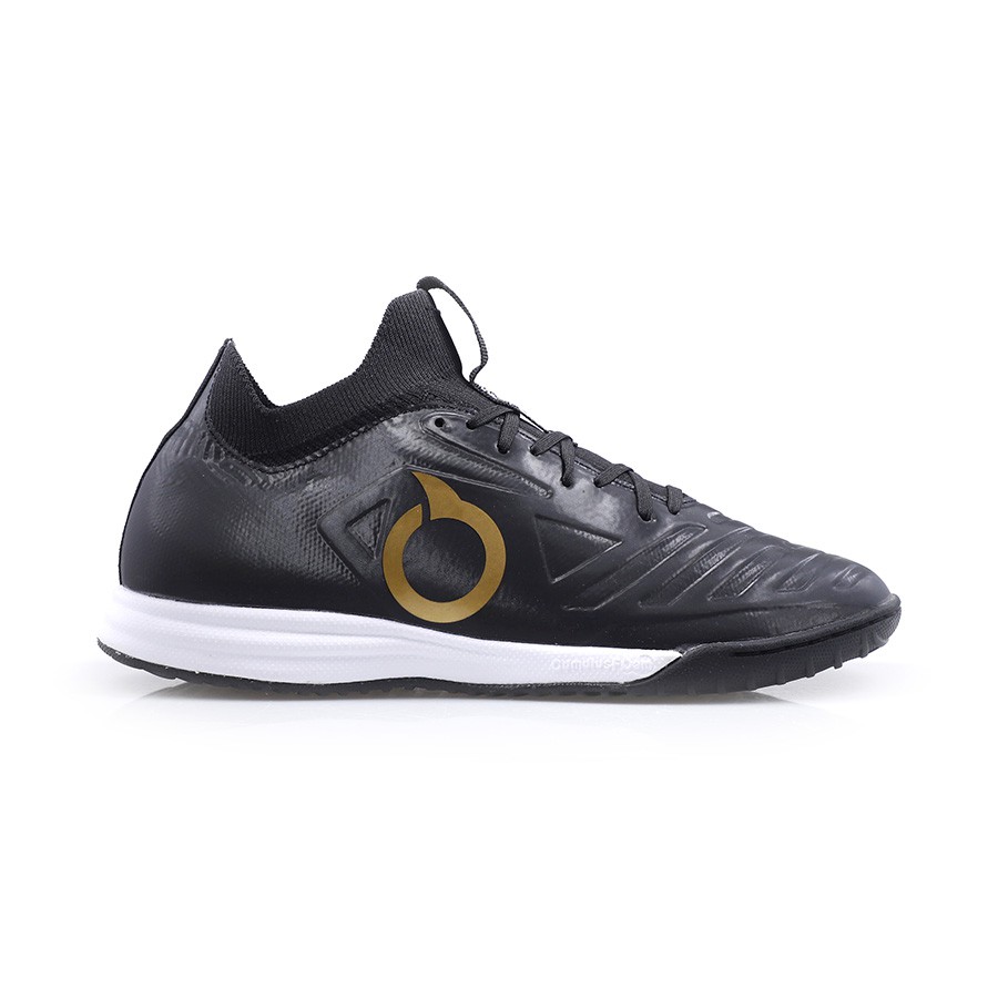 Sepatu Futsal ORTUSEIGHT VALKYRIE IN - Black/Gold 11020152 Ortus