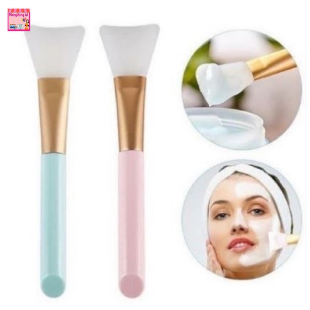 Brush Makeup Silikon / Kuas Masker Silicone / Facial Face Mask Gel Termurah