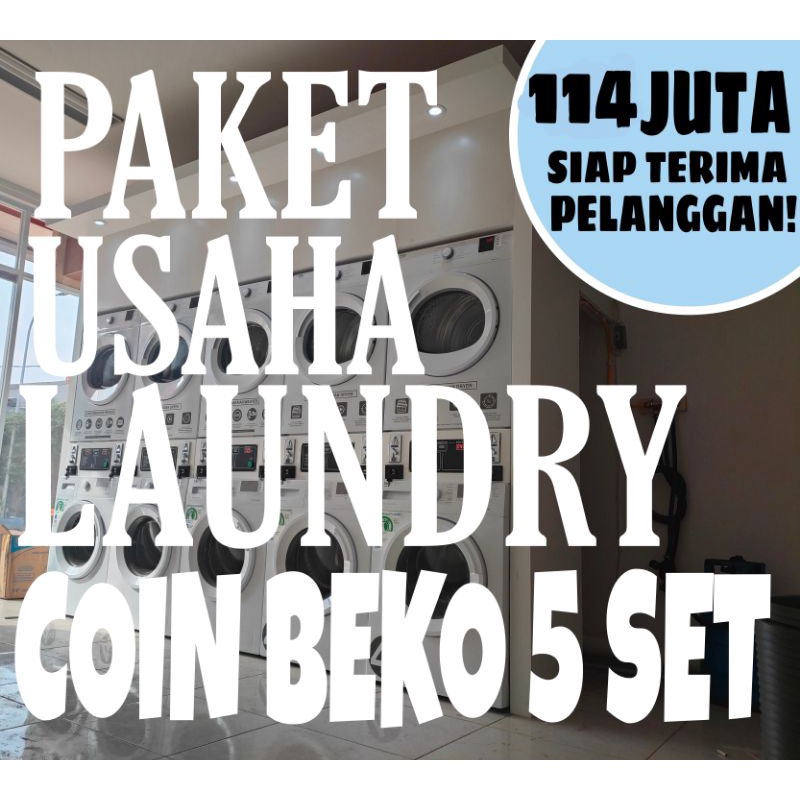 Jual Paket Usaha Laundry Coin Beko 5 Stack Shopee Indonesia 0151