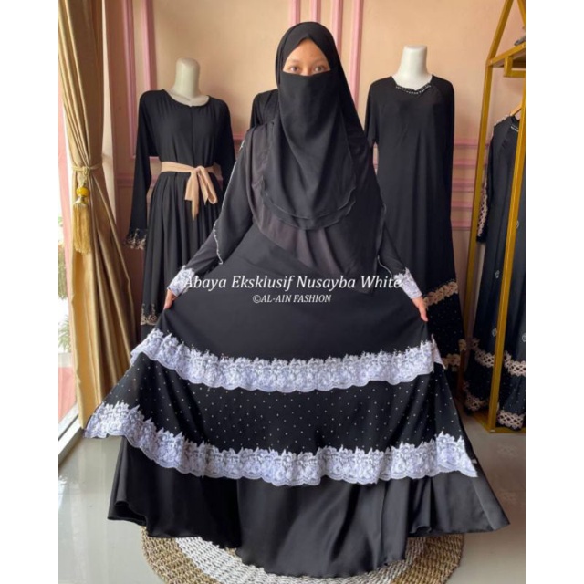 Abaya Eksklusif Nusayba (Abaya Eksklusif Temboro)