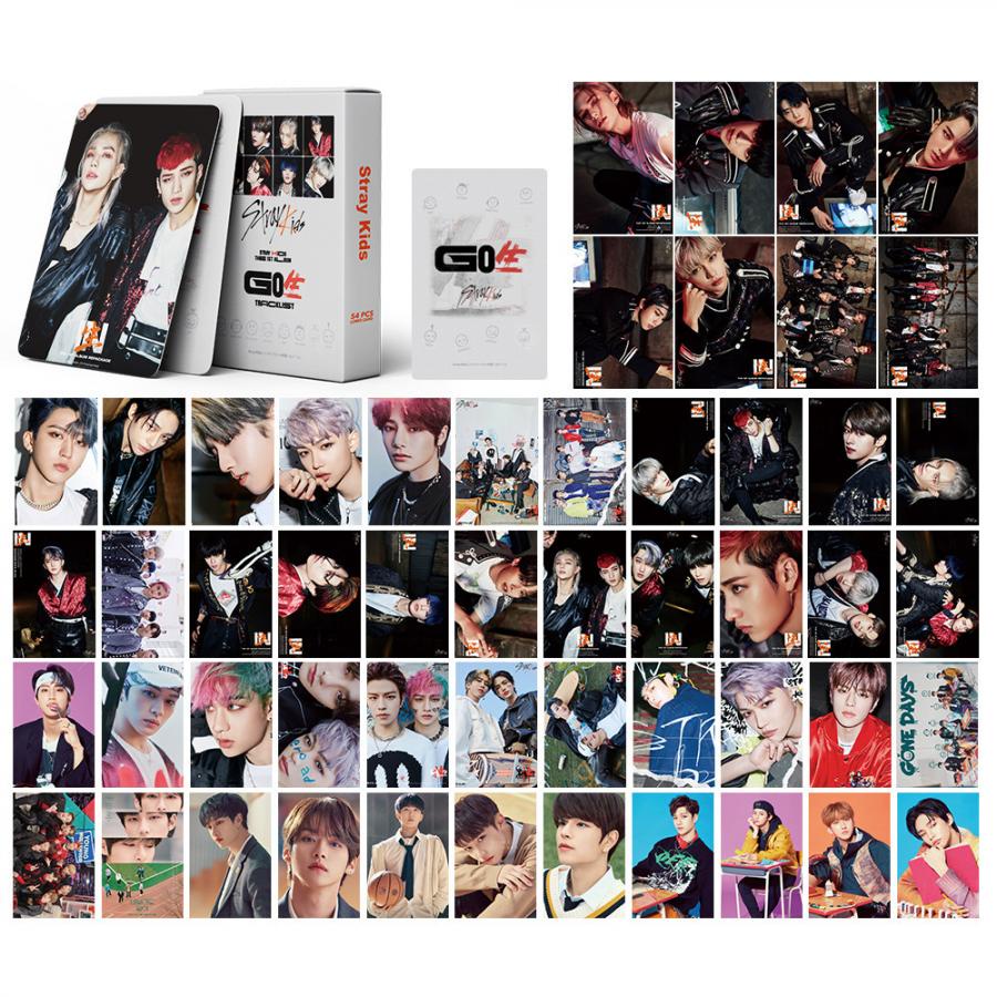 54pcs / box Kartu Foto LOMO Album KPOP Stray Kids 2022 ODDINARY