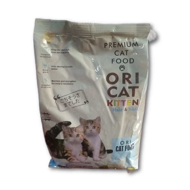 makanan kucing, pakan kucing, hewan, ori cat, ori cat kitten, kemasan,makanan kering, makanan anak k