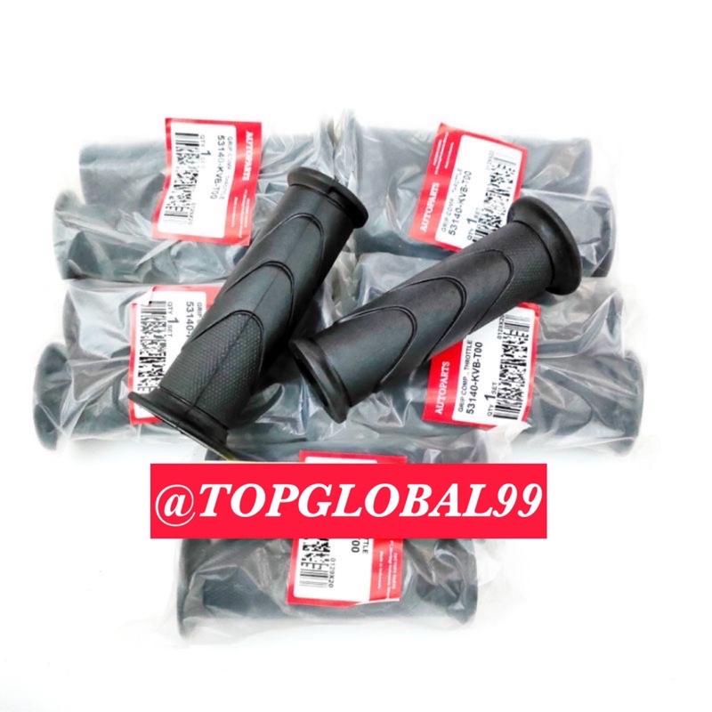 Handgrip sarung gas motor honda set kiri kanan harga sepasang universal semua motor