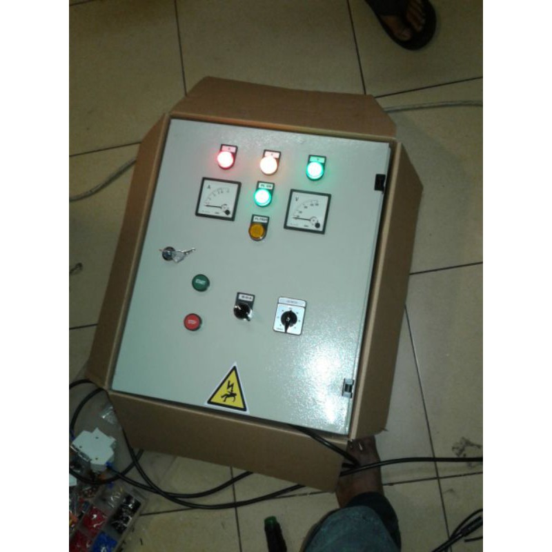 Box Panel 4kw 5,5Hp 3Phase Pompa Submersible 3 phase