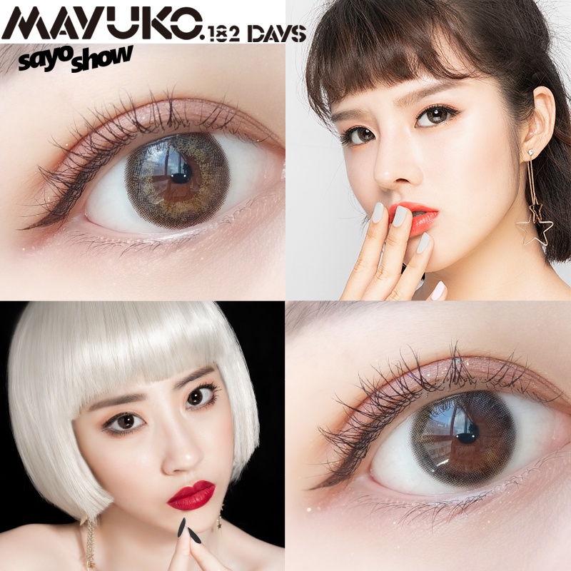 SAYOSHOW - Softlens MAYUKO Normal, Minus 1.00 S/D 8.00 (14 mm)