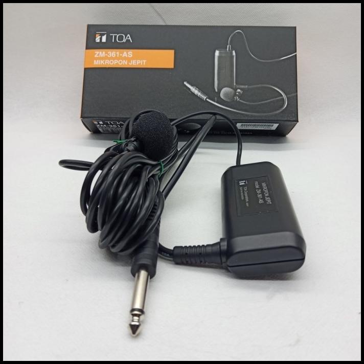 Mic Imam Jepit Clip On Toa Jack Xlr Male