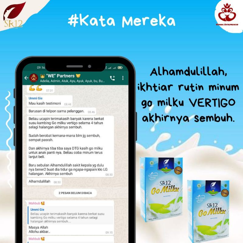 

sr12 go milku/susu kambing etawa/susu anak/susu asam urat/susu ibu hamil