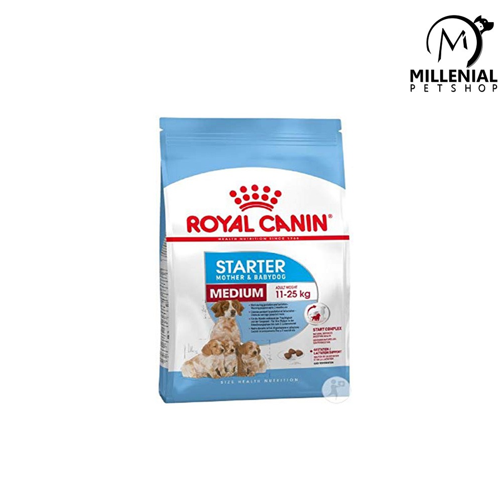 Makanan anjing royal canin medium starter 4kg / medium starter 4 kg