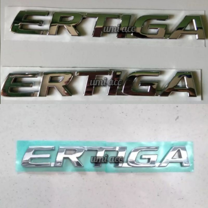 Emblem Tulisan Bagasi Belakang Ertiga Chrome