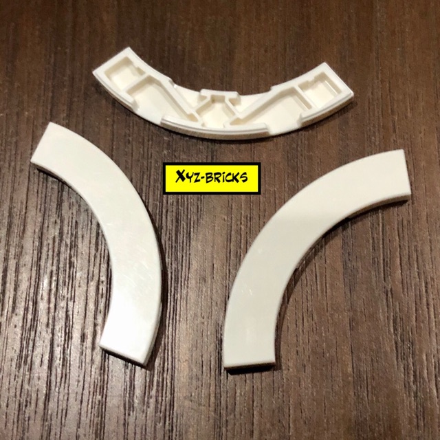 LEGO PARTS 6195358 - Tile 4x4 with Bow White