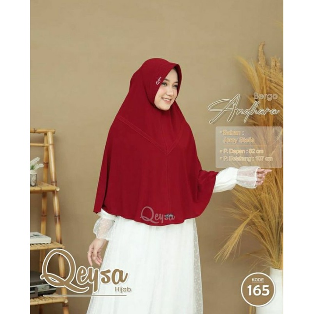 qeysa hijab - bergo andhara - kode 165