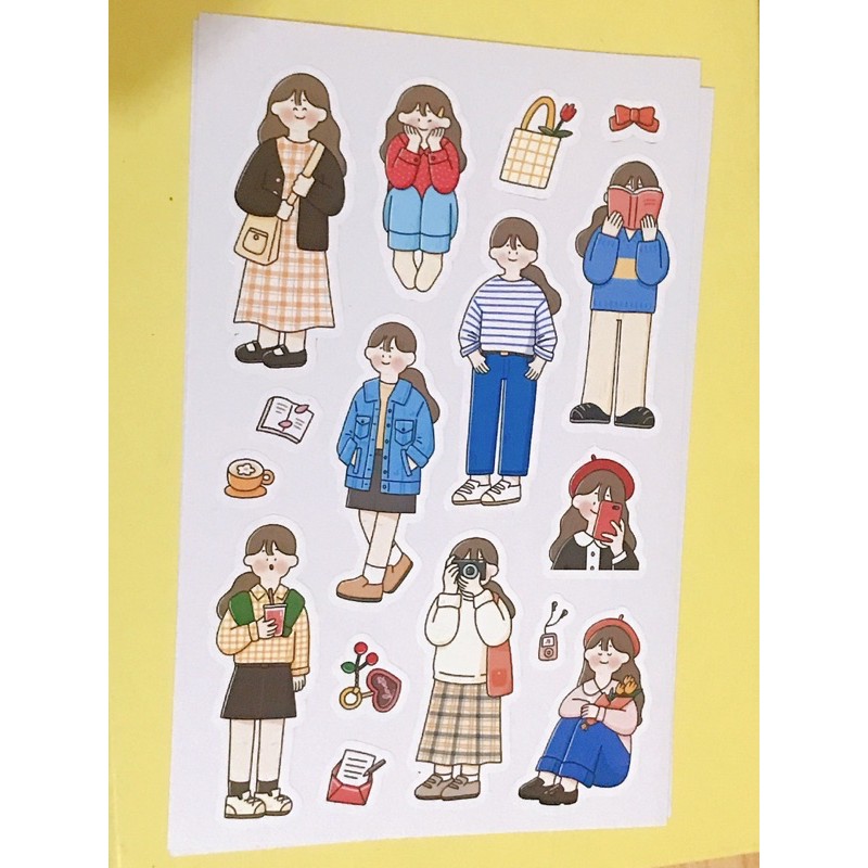 

STICKER GIRL Style ( Decorasi jurnal )