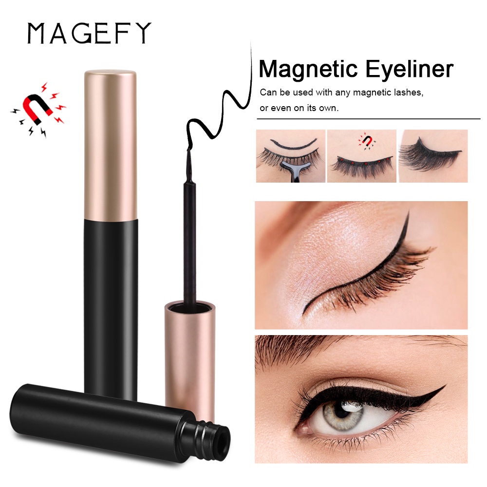 MAGEFY Liquid Magnetic Eyeliner Eyelashes Waterproof Pemasangan Bulu Mata Magnet Cair Anti Tahan Air 7125