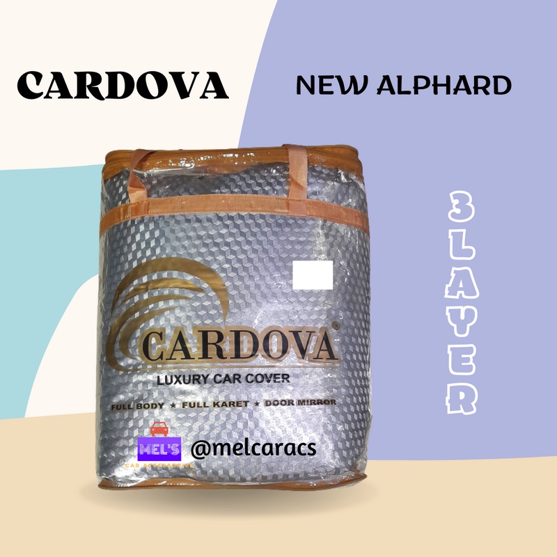 Luxury Body Cover Mobil 3 Lapis Cardova New Alphard