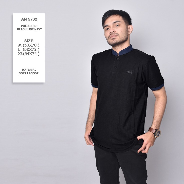 Baju Polo Kerah  Lengan Pendek Polos Kaos  Polo Pria  Kerah  