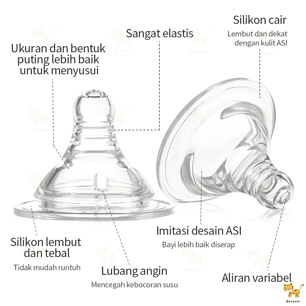 Dot bayi Bahan Silikon Anti Colic Empeng bayi Untuk Pigeon / Avent-7