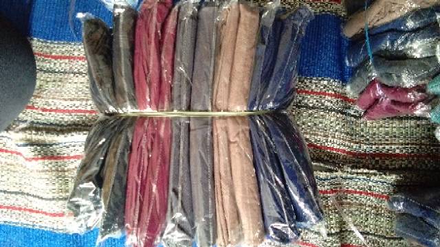 Kulot kancing crepp,warna navy, hitam, milo,abu,maroon,coksu,coffee