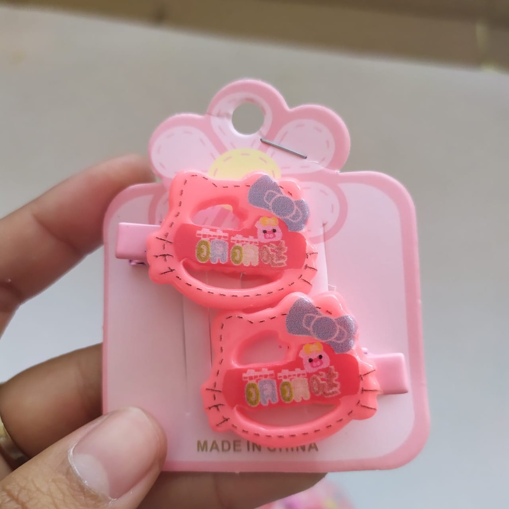[AC] Jepit Rambut Anak Perempuan Hello Kitty