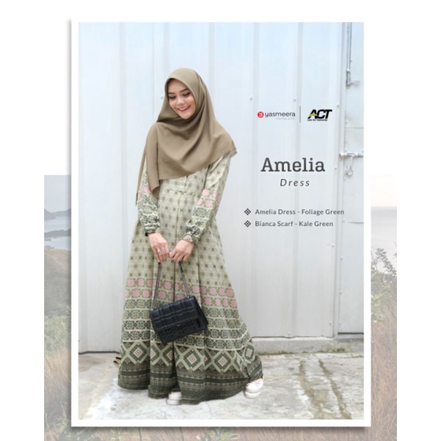 GAMIS MURAH CANTIK ORI YASMEERA Amelia Dress